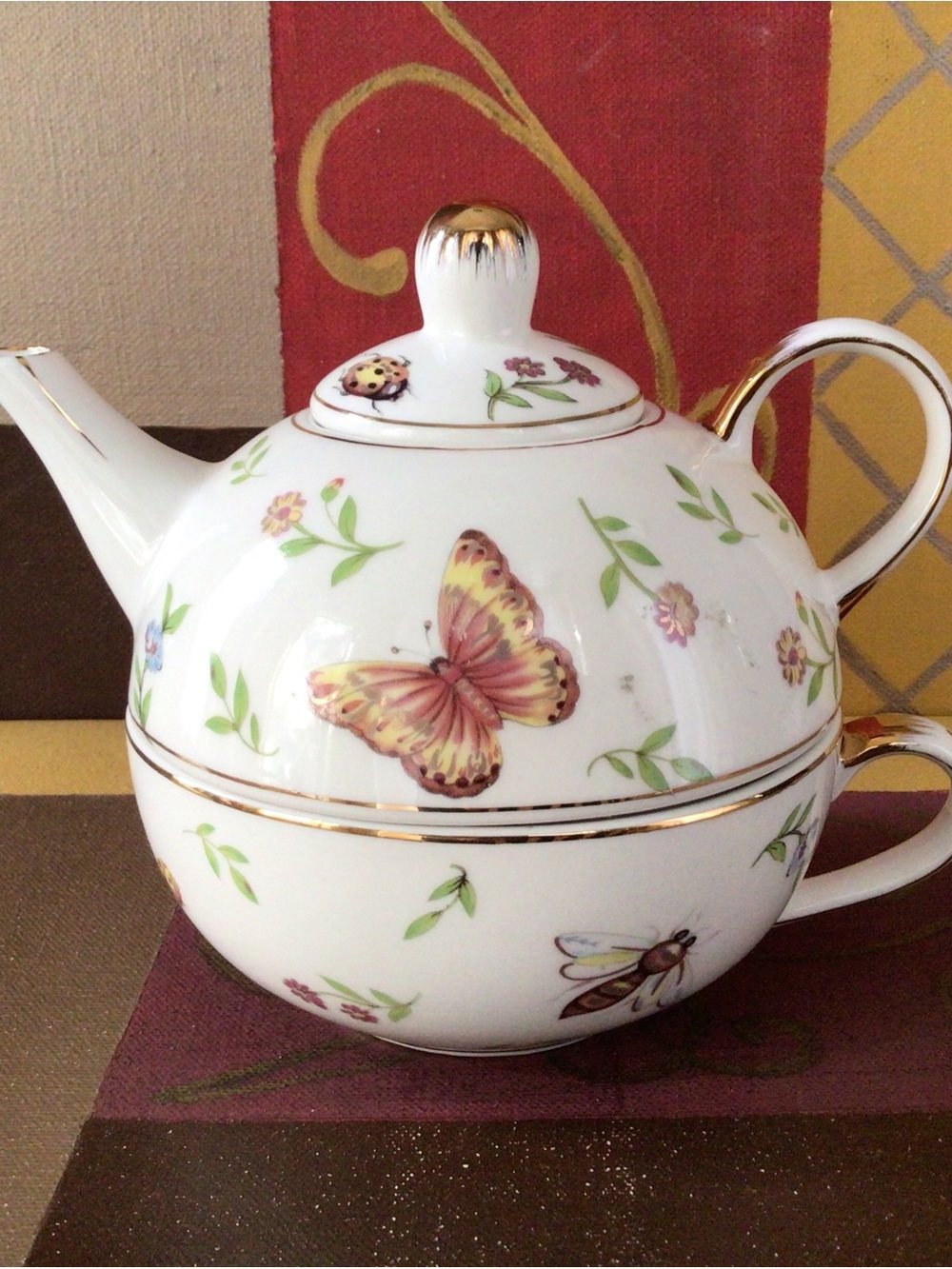 Adeline Tea for One Stackable Teapot - Picture 7 of 7